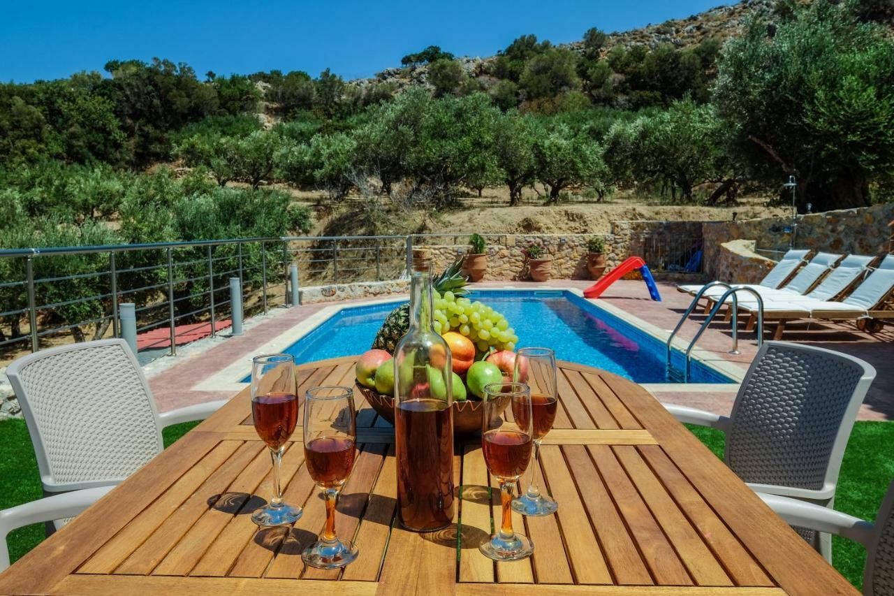Chania Village - Charoupia & Daphne Villas - Private Pools Afrata Экстерьер фото